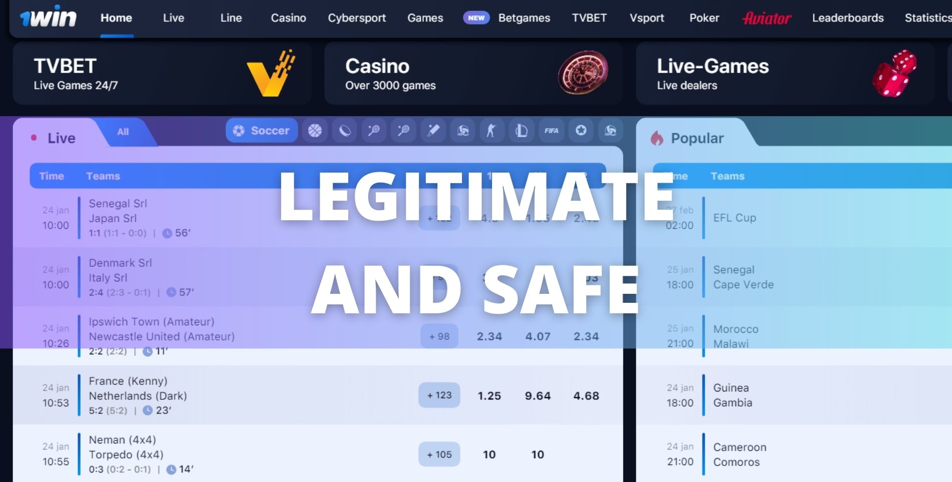 Is the 1win betting Platform Legitimate and Safe